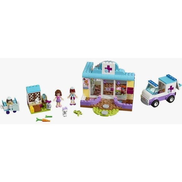 Lego Friends Juniors Mia's Vet Clinic Instructuins Included NO BOX 173 Pieces... - Picture 2 of 3